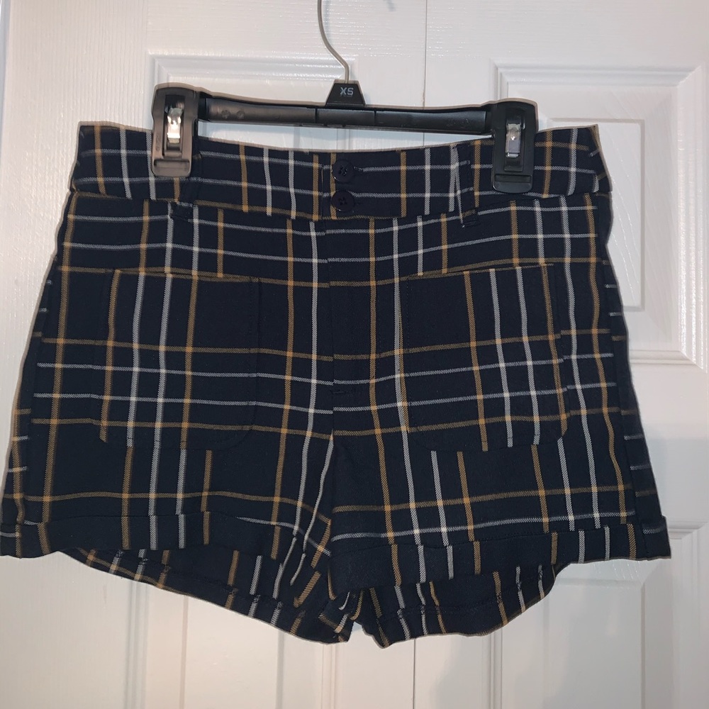 Plaid shorts